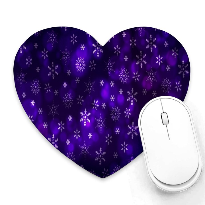 Bokeh Background Texture Stars Heart Mousepads