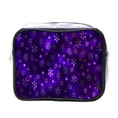 Bokeh Background Texture Stars Mini Toiletries Bags by Amaryn4rt