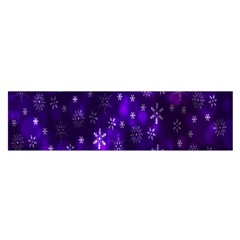 Bokeh Background Texture Stars Satin Scarf (oblong)