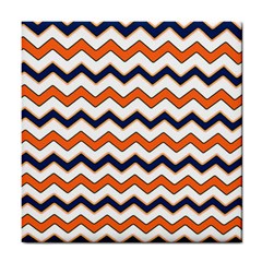 Chevron Party Pattern Stripes Tile Coasters