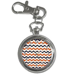 Chevron Party Pattern Stripes Key Chain Watches