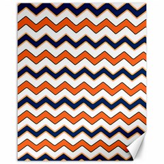 Chevron Party Pattern Stripes Canvas 16  X 20  