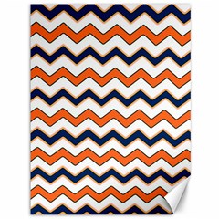 Chevron Party Pattern Stripes Canvas 36  X 48  