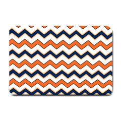 Chevron Party Pattern Stripes Small Doormat  by Amaryn4rt