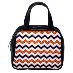 Chevron Party Pattern Stripes Classic Handbags (one Side)