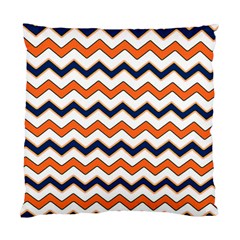 Chevron Party Pattern Stripes Standard Cushion Case (two Sides) by Amaryn4rt