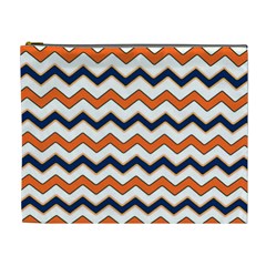 Chevron Party Pattern Stripes Cosmetic Bag (xl)