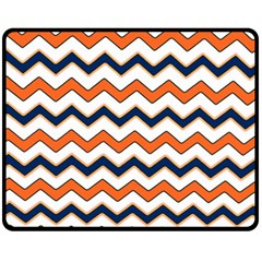 Chevron Party Pattern Stripes Fleece Blanket (medium)  by Amaryn4rt