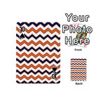 Chevron Party Pattern Stripes Playing Cards 54 (Mini)  Front - Spade10