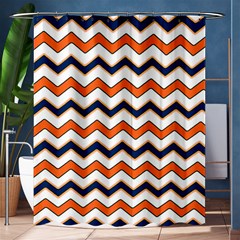 Chevron Party Pattern Stripes Shower Curtain 60  X 72  (medium)  by Amaryn4rt