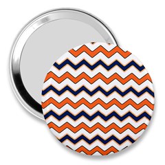 Chevron Party Pattern Stripes 3  Handbag Mirrors