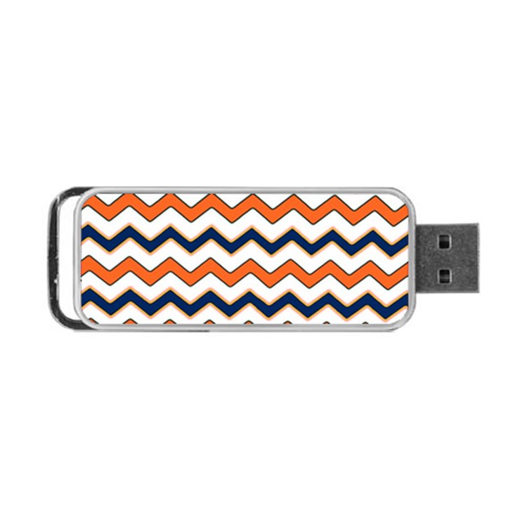 Chevron Party Pattern Stripes Portable USB Flash (Two Sides)