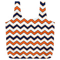 Chevron Party Pattern Stripes Full Print Recycle Bags (l) 