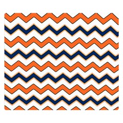 Chevron Party Pattern Stripes Double Sided Flano Blanket (small)  by Amaryn4rt