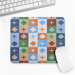 Fabric Textile Textures Cubes Large Mousepads