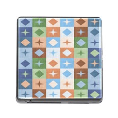 Fabric Textile Textures Cubes Memory Card Reader (square)