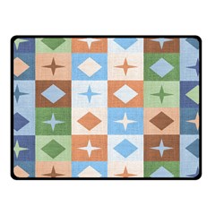 Fabric Textile Textures Cubes Fleece Blanket (small)