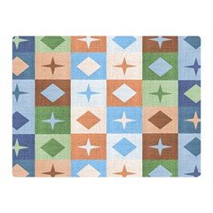 Fabric Textile Textures Cubes Double Sided Flano Blanket (mini) 