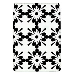 Floral Illustration Black And White Flap Covers (l) 