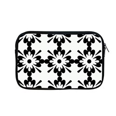 Floral Illustration Black And White Apple Macbook Pro 13  Zipper Case