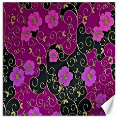 Floral Pattern Background Canvas 20  X 20  