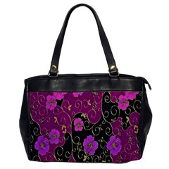 Floral Pattern Background Office Handbags