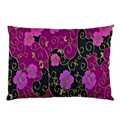 Floral Pattern Background Pillow Case (two Sides)