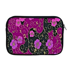 Floral Pattern Background Apple Macbook Pro 17  Zipper Case by Amaryn4rt