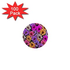 Floral Pattern 1  Mini Magnets (100 Pack)  by Amaryn4rt