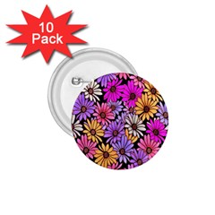 Floral Pattern 1 75  Buttons (10 Pack)