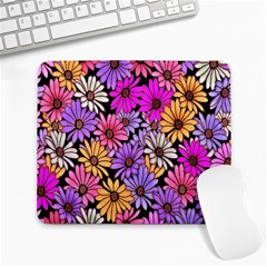 Floral Pattern Large Mousepads by Amaryn4rt