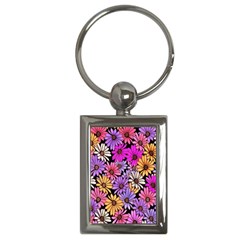 Floral Pattern Key Chains (rectangle) 