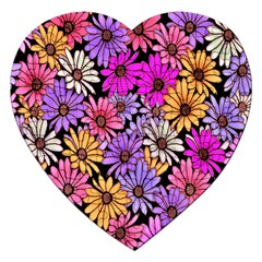 Floral Pattern Jigsaw Puzzle (heart)