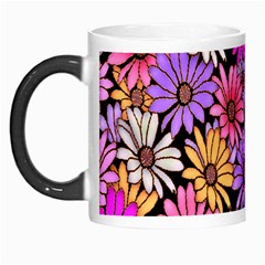 Floral Pattern Morph Mugs by Amaryn4rt