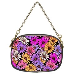 Floral Pattern Chain Purses (two Sides) 