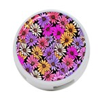 Floral Pattern 4-Port USB Hub (Two Sides)  Back