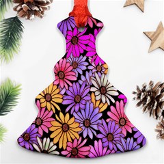 Floral Pattern Christmas Tree Ornament (two Sides)