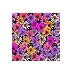 Floral Pattern Satin Bandana Scarf