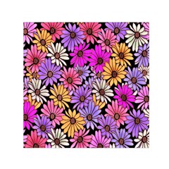 Floral Pattern Small Satin Scarf (square)