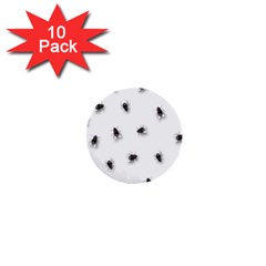 Flies 1  Mini Buttons (10 Pack) 