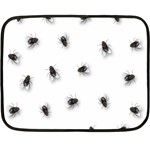 Flies Fleece Blanket (Mini) 35 x27  Blanket