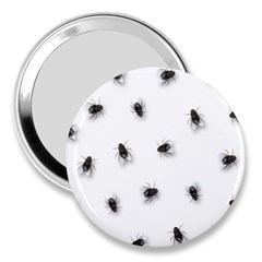 Flies 3  Handbag Mirrors