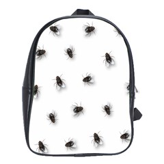 Flies School Bags (xl)  by Valentinaart