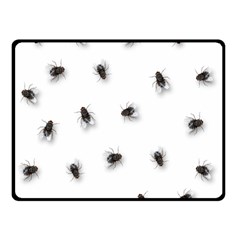 Flies Double Sided Fleece Blanket (small) 