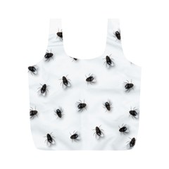 Flies Full Print Recycle Bags (m)  by Valentinaart