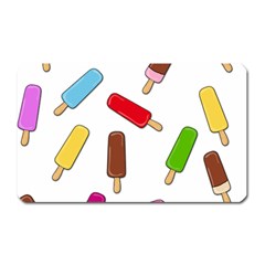 Ice Cream Pattern Magnet (rectangular) by Valentinaart