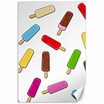 Ice cream pattern Canvas 24  x 36  23.35 x34.74  Canvas - 1