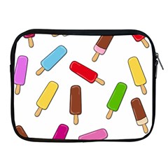 Ice Cream Pattern Apple Ipad 2/3/4 Zipper Cases by Valentinaart