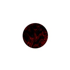 Fractal Red Black Glossy Pattern Decorative 1  Mini Magnets