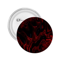 Fractal Red Black Glossy Pattern Decorative 2 25  Buttons